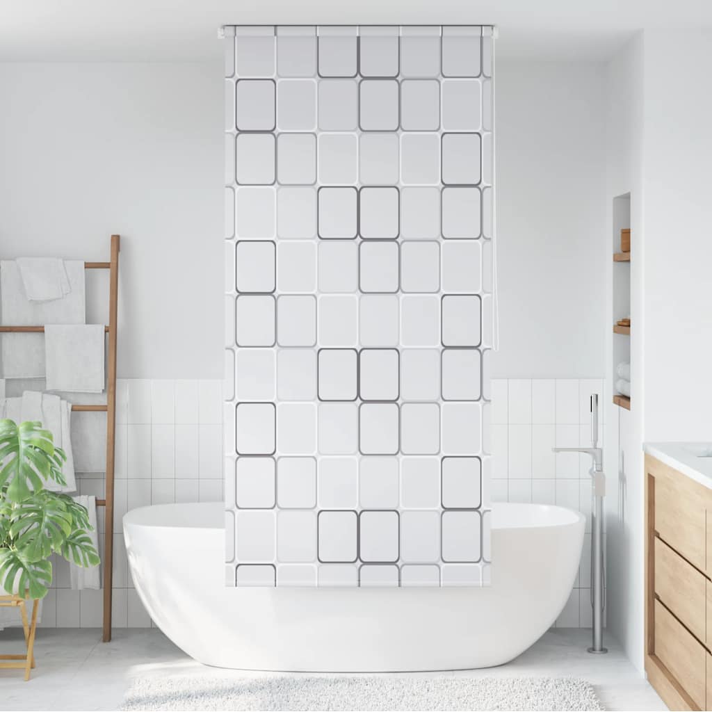 Vidaxl rullo cieco per doccia 120x240 cm quadrata