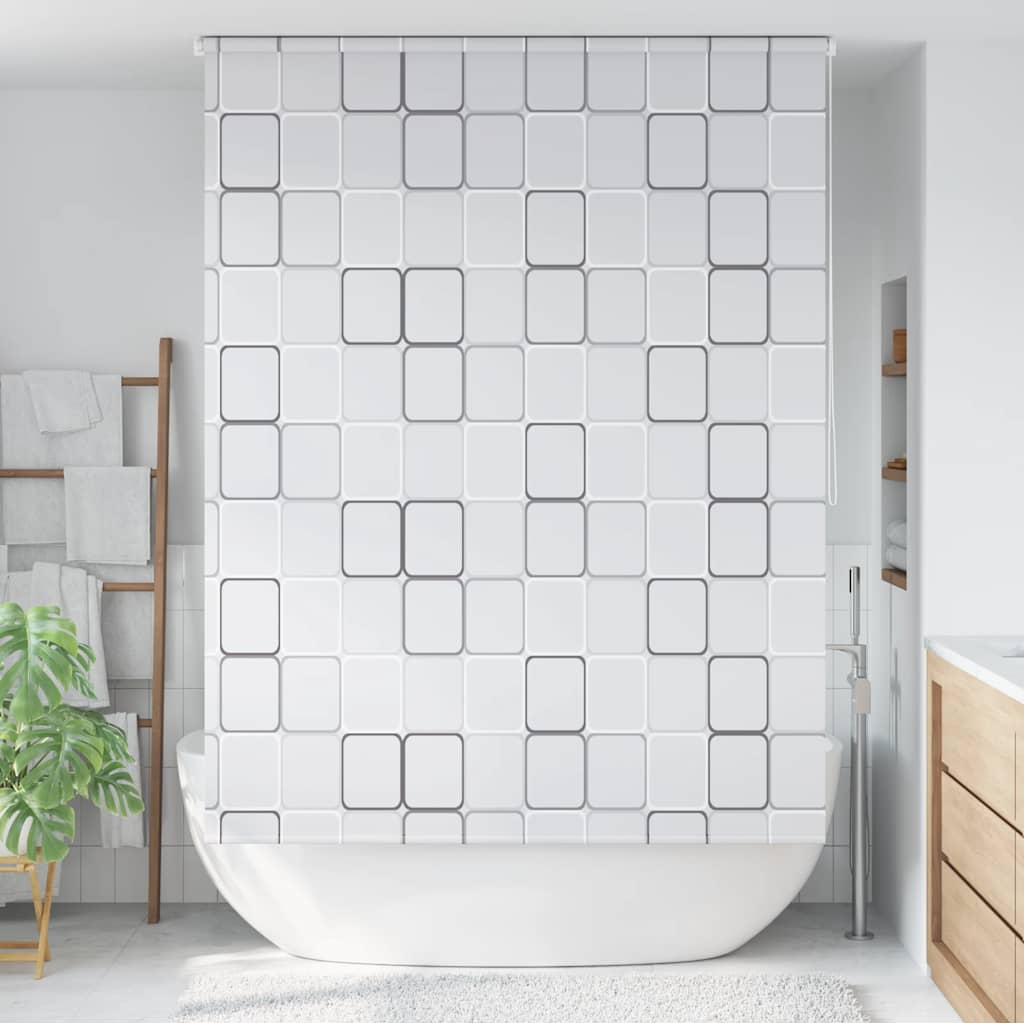 Vidaxl Roller Blind per doccia 140x240 cm quadrato