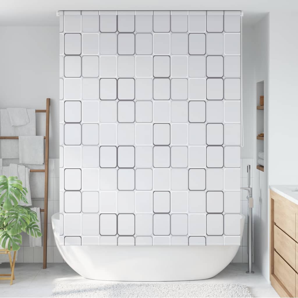 Vidaxl rolgordijn voor douche 160x240 cm vierkant