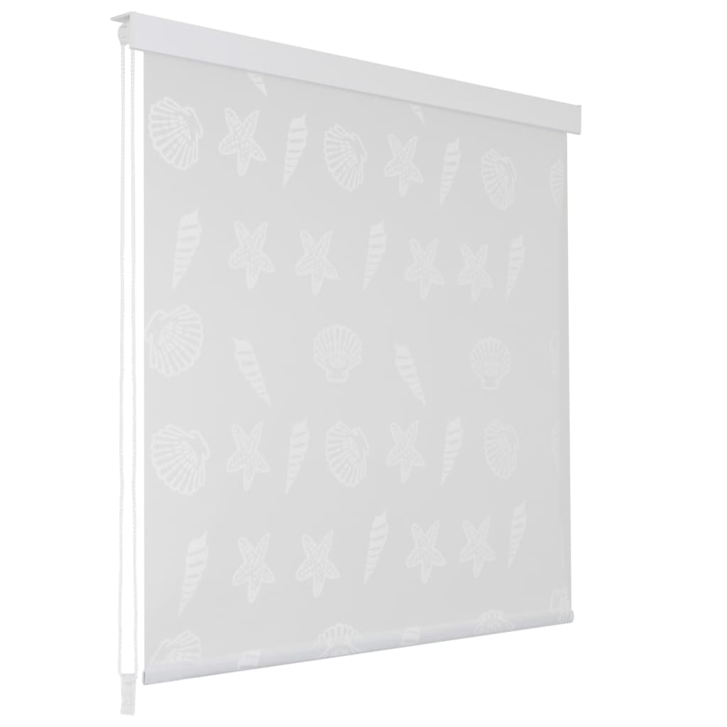 Vidaxl Roller Blind para la ducha 80x240 CM Starfish