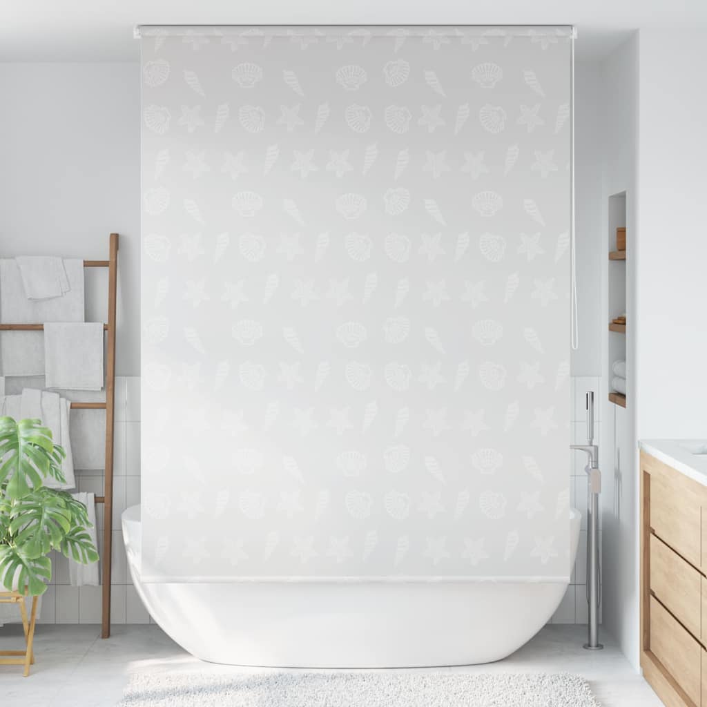 Vidaxl Roller Blind per doccia 140x240 cm Starfish