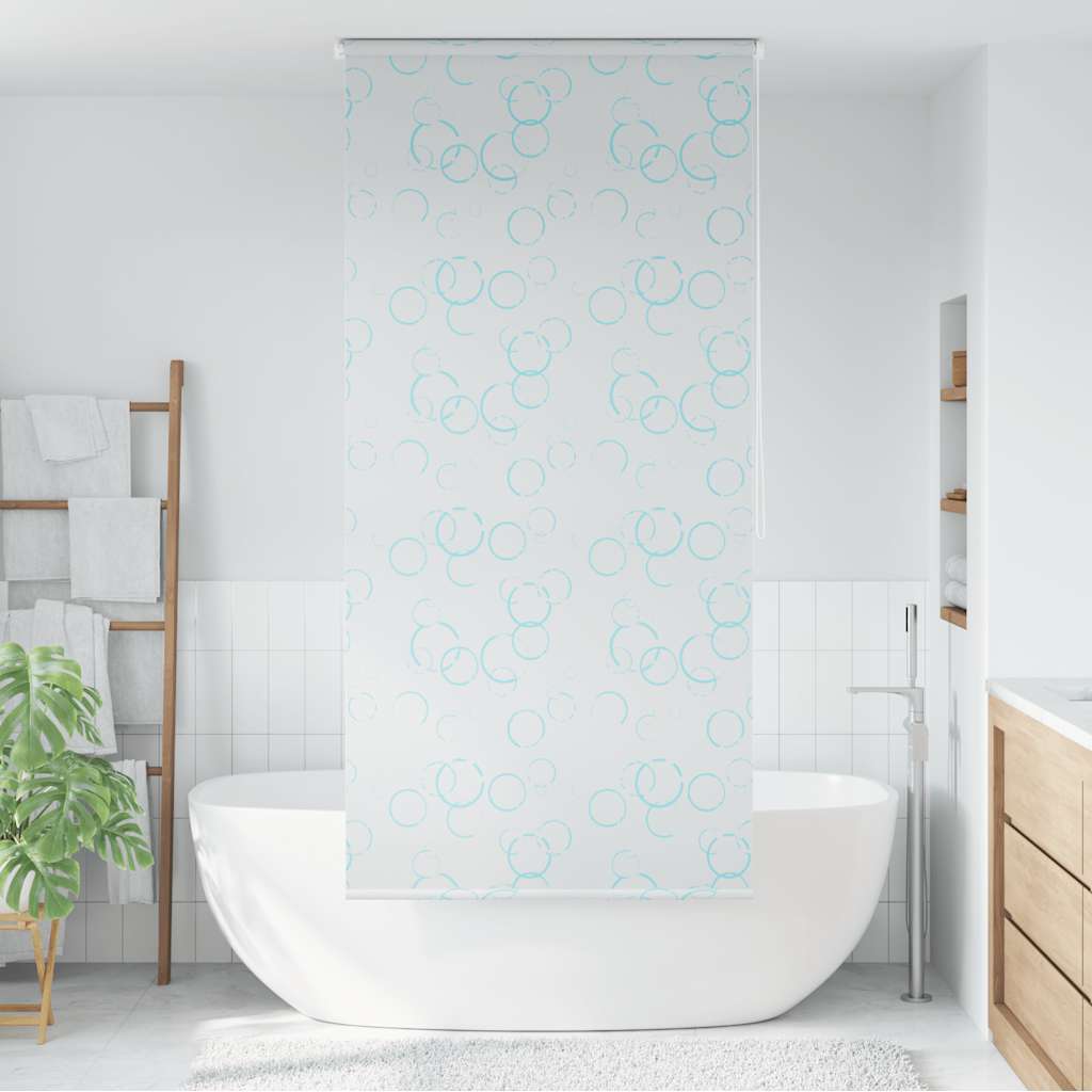Vidaxl rullo cieco per doccia 100x240 cm bolla