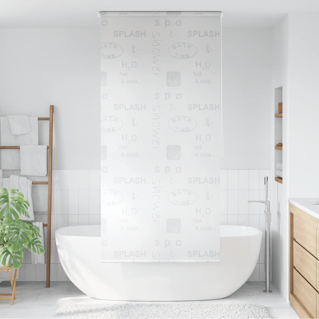 Vidaxl rullo cieco per doccia 80x240 cm splash