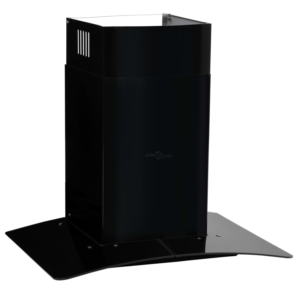 Vidaxl Wall Extractor Hood 756 m³ u 60 cm de acero inoxidable negro