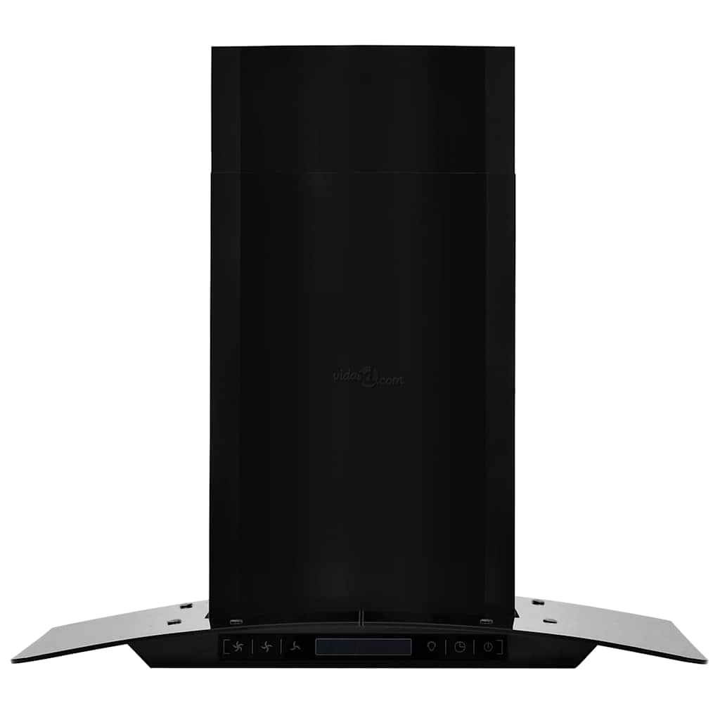 Vidaxl Wall Extractor Hood 756 m³ u 60 cm de acero inoxidable negro