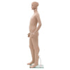 Bambola di estalage vidaxl bambino con piede di vetro 140 cm beige