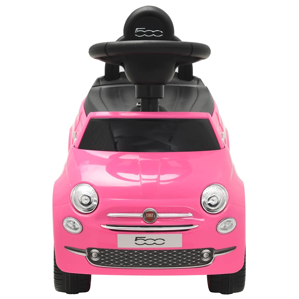 Vidaxl loopauto fiat 500 roze