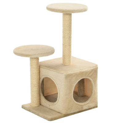 Vidaxl Cat Grakeding Post con graffi di sisal 60 cm beige
