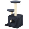 Vidaxl Cat Rastreing Post con postes de rascado de sisal 60 cm de azul oscuro