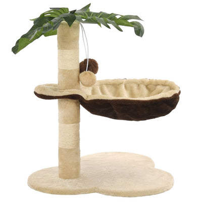 Vidaxl Cat Grakeding Post con sisal graffiaggio post 50 cm beige e marrone