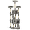 Vidaxl Cat rasking Post con graffi di sisal 170 cm grigio