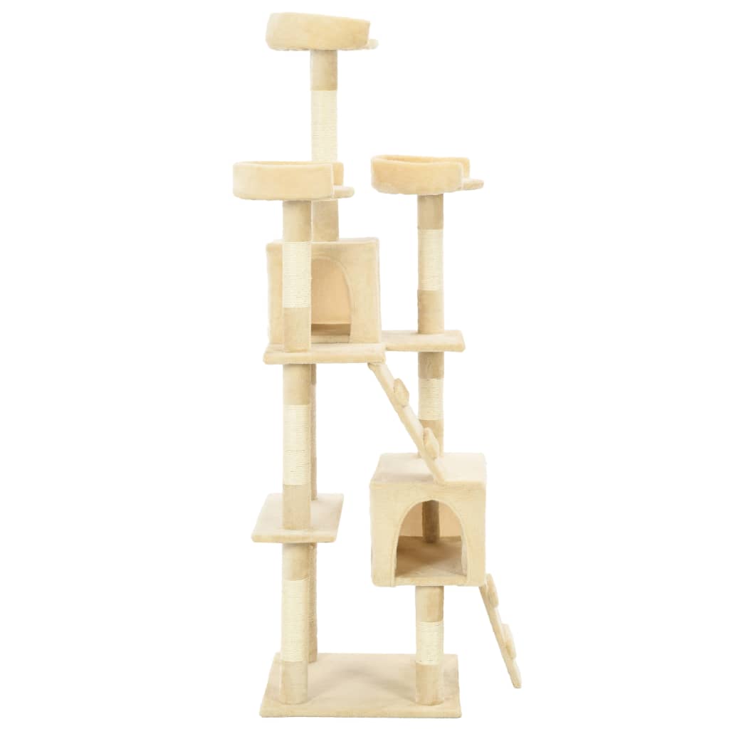 Vidaxl Cat rashing Post con graffi di sisal da 170 cm beige