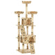 Vidaxl Cat Ranging Post con postes de rascado de sisal 170 cm Pootprints beige