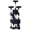 Vidaxl Cat rasking Post con graffi di sisal 170 cm blu