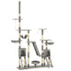 Vidaxl Cat rasking Post con graffi di sisal 230-250 cm grigio