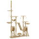 Vidaxl Cat Grakeding Post con graffi di sisal 230-250 cm beige