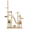 Vidaxl Cat Grakeding Post con graffi di sisal 230-250 cm beige