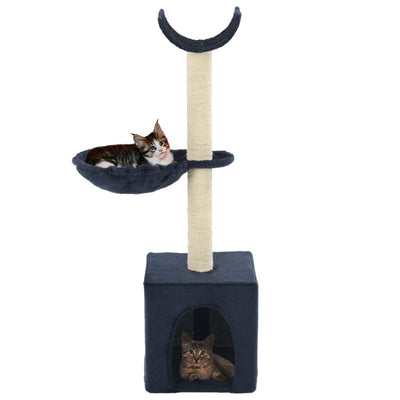 Vidaxl Cat rashing Post con graffi di sisal 105 cm blu