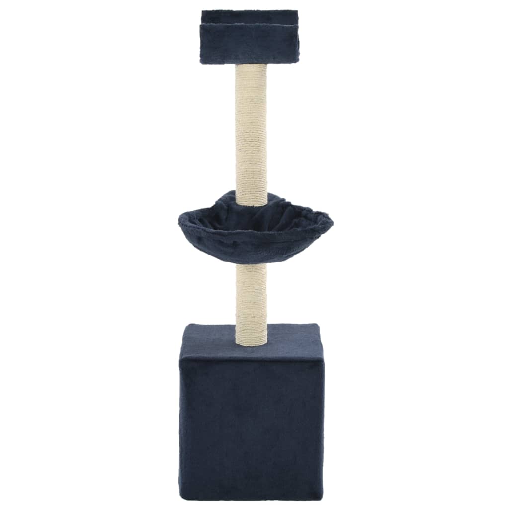 Vidaxl Cat rashing Post con graffi di sisal 105 cm blu