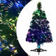 Vidaxl Kunstkerstboom 64 cm de fibra óptica verde