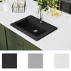 Vidaxl Washbasin 600x450x120 mm granito nero