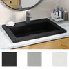 Vidaxl Washbasin 600x450x120 mm granito nero