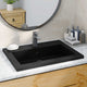 Vidaxl Washbasin 600x450x120 mm granito nero