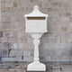 Vidaxl Standing Betterbox Estilo vintage Rust -Aluminio resistente