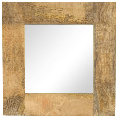 Vidaxl Mirror 50x50 cm de madera de mango sólida