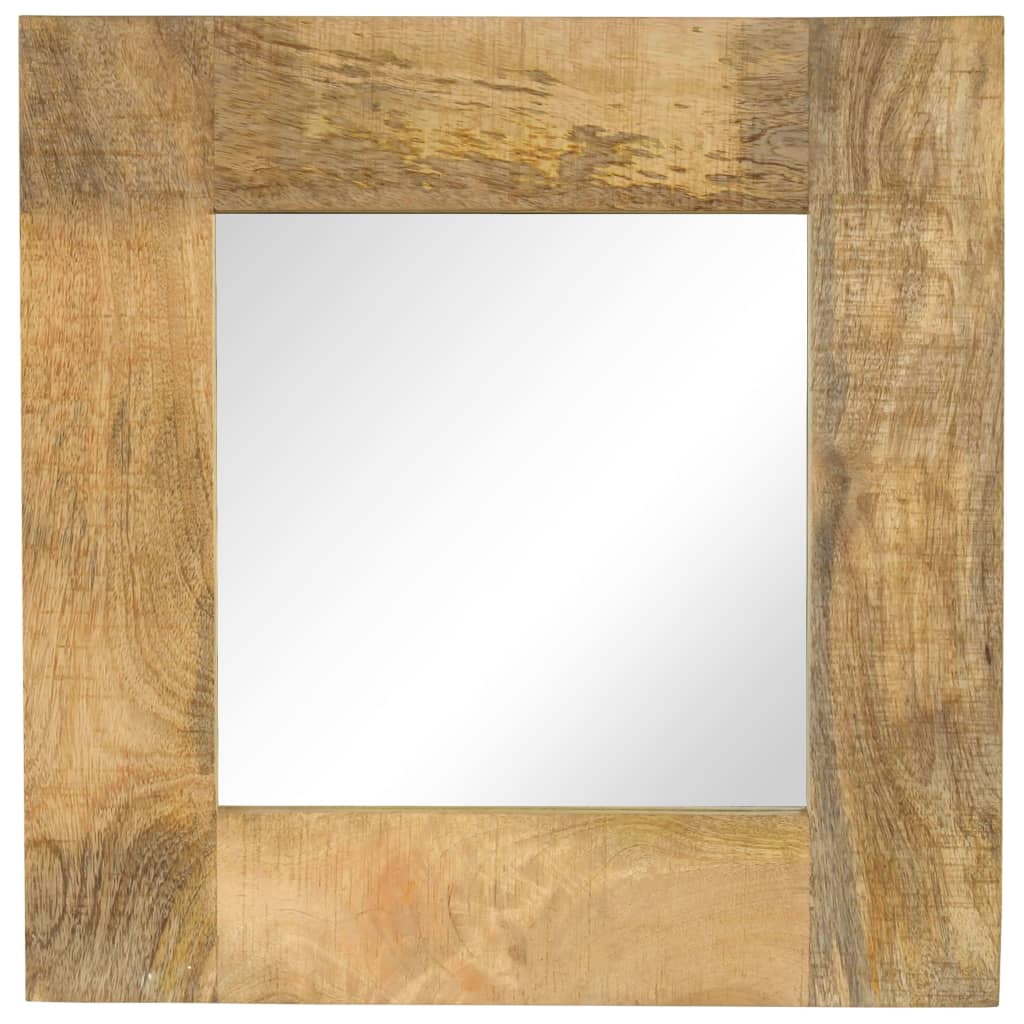 Vidaxl Mirror 50x50 cm de madera de mango sólida