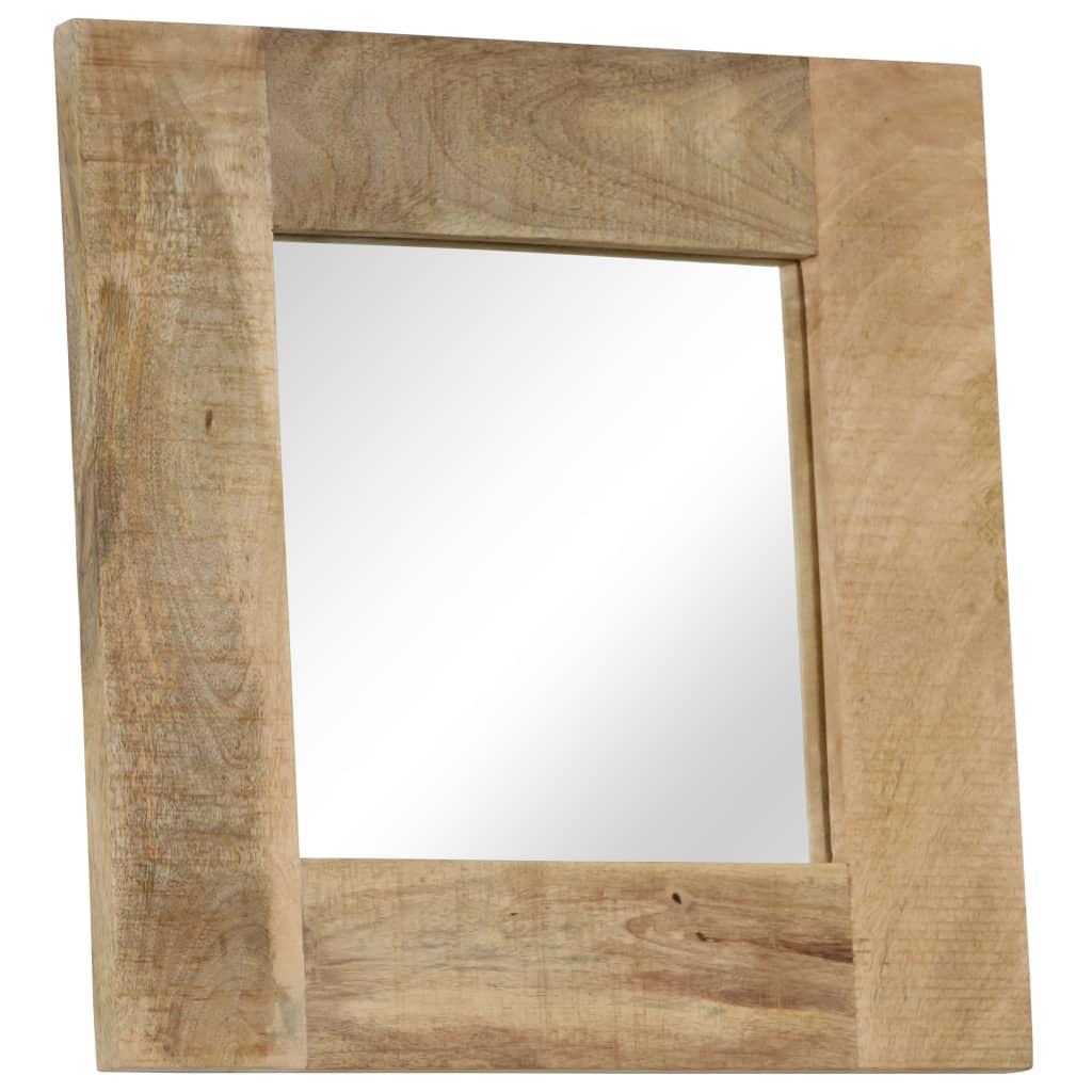 Vidaxl Mirror 50x50 cm de madera de mango sólida