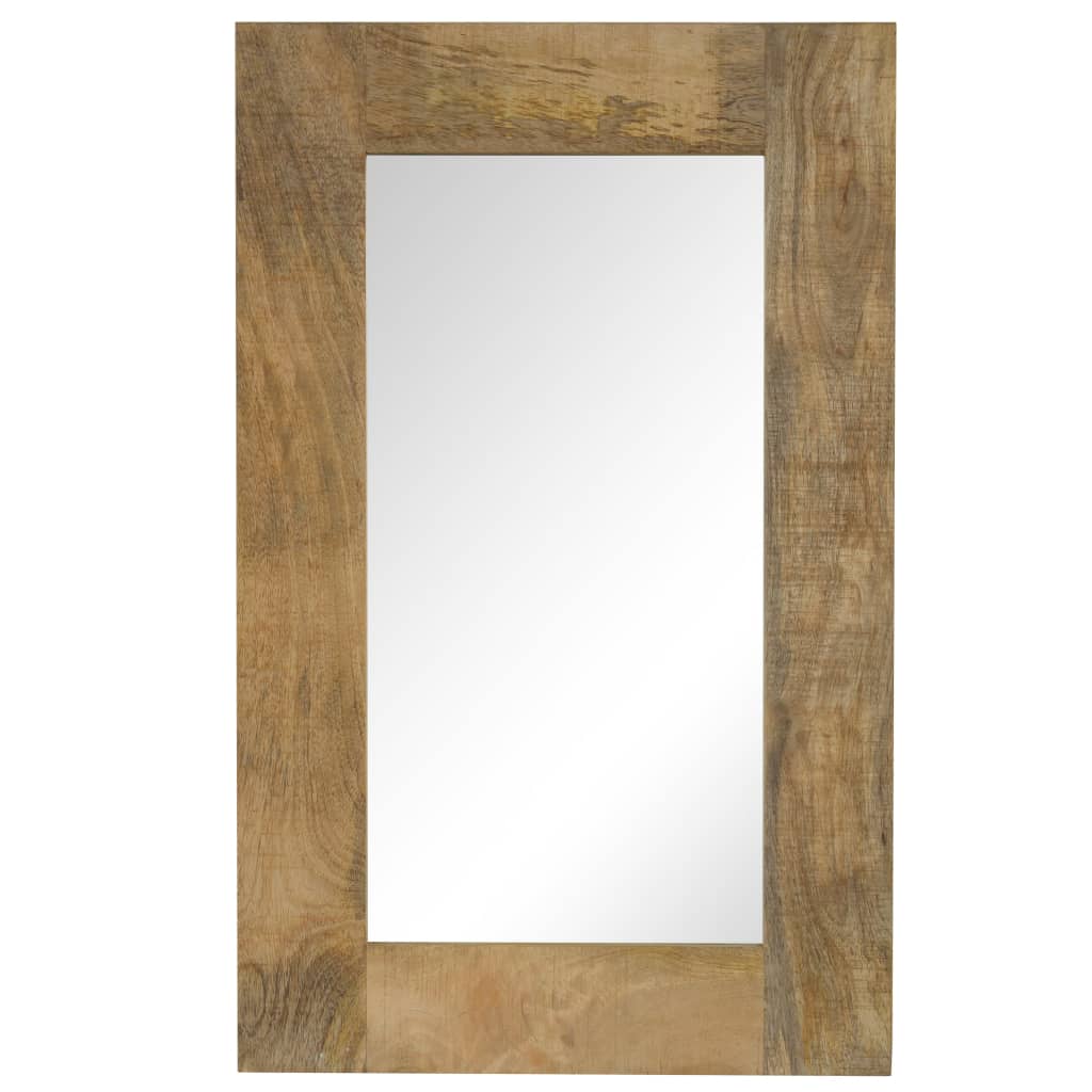 Vidaxl Mirror 50x80 cm de madera de mango sólida