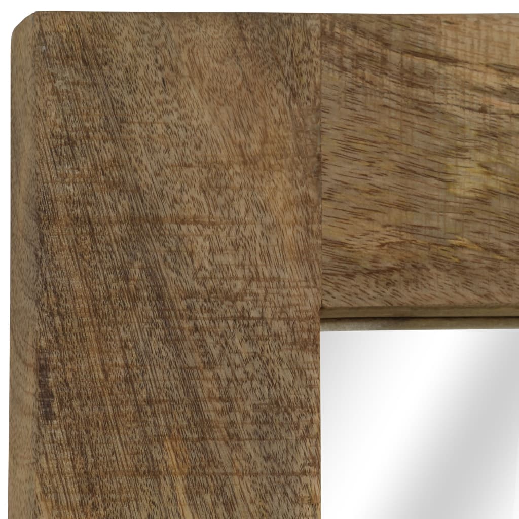 Vidaxl Mirror 50x80 cm de madera de mango sólida