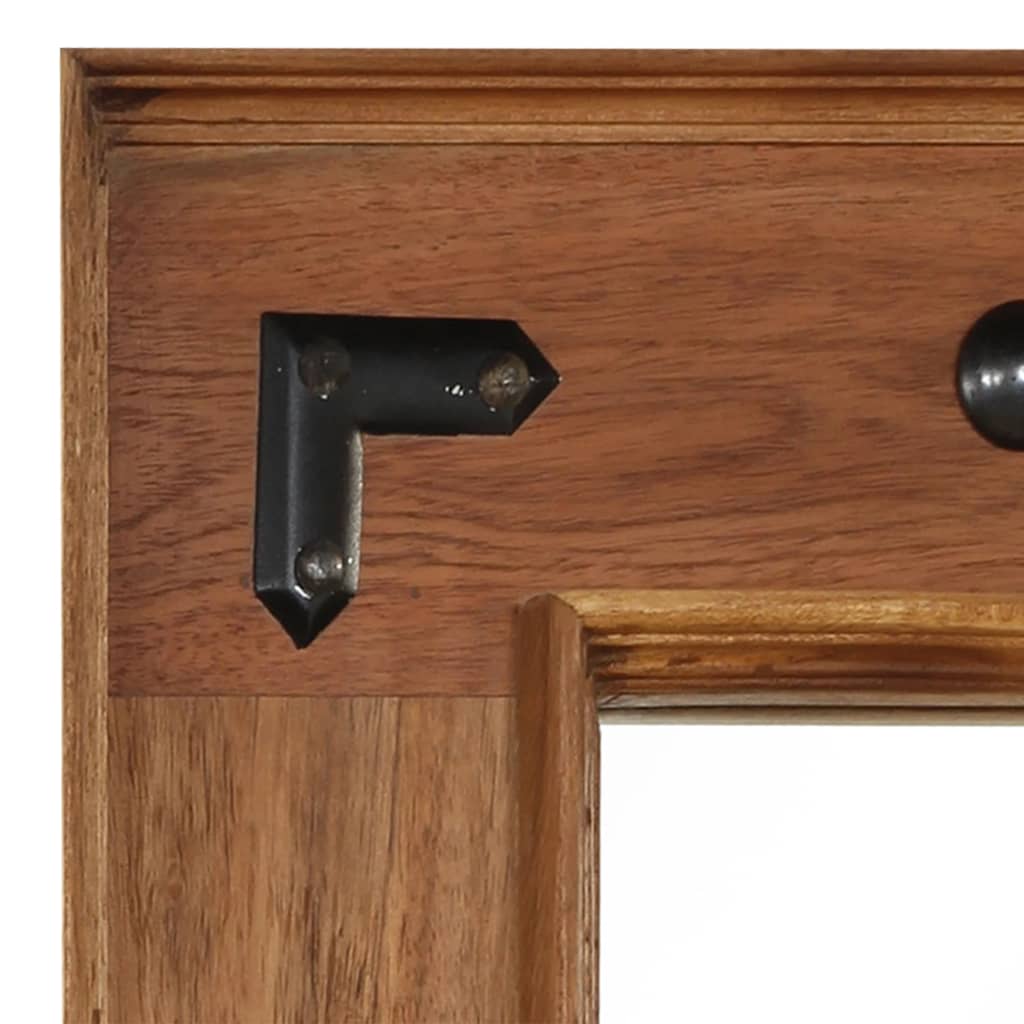 Vidaxl Mirror 50x50 cm Acaciahout solido