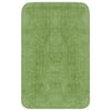 Vidaxl Bathmatting Set Fabric Green 3 pezzi