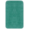 Vidaxl Bathmatting Set Fabric Turquoise 3 pezzi