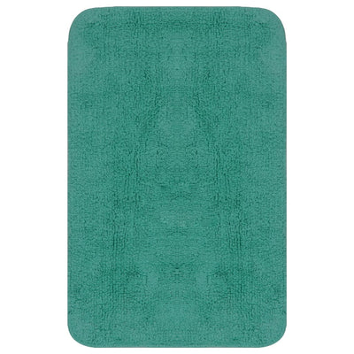 Vidaxl Bathmatting Fabric Turquesa 3 piezas