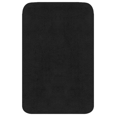 Vidaxl Bathmatting Set Fabric antracite in 2 pezzi
