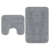Vidaxl Bathmatting Fabric Gray 2-Part