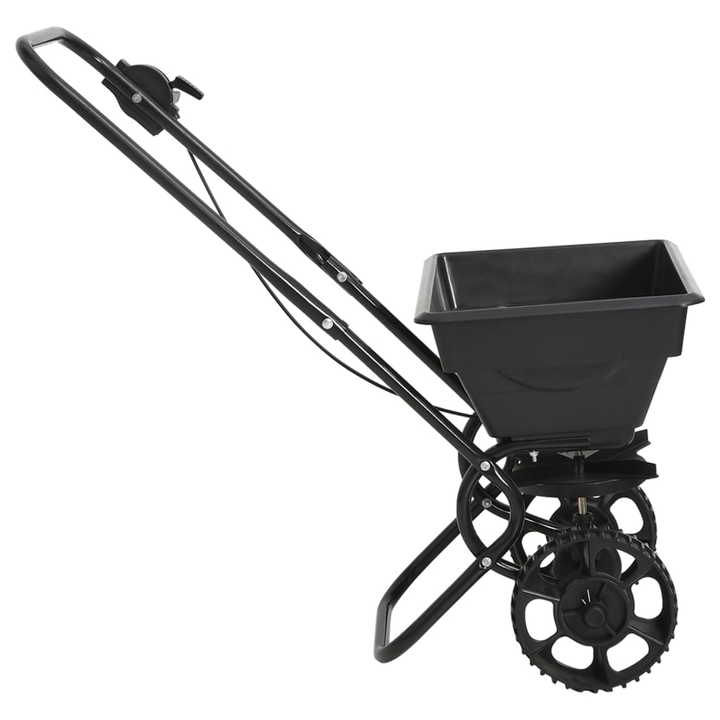 Vidaxl strooiwagen duwmodel 15 l 80x46x75 cm pvc en staal