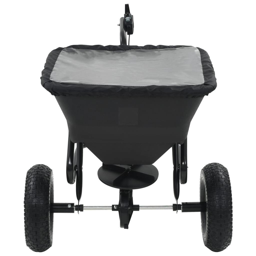 Spargitore da traino Vidaxx modello 45 l 125x74x79 cm PVC e acciaio