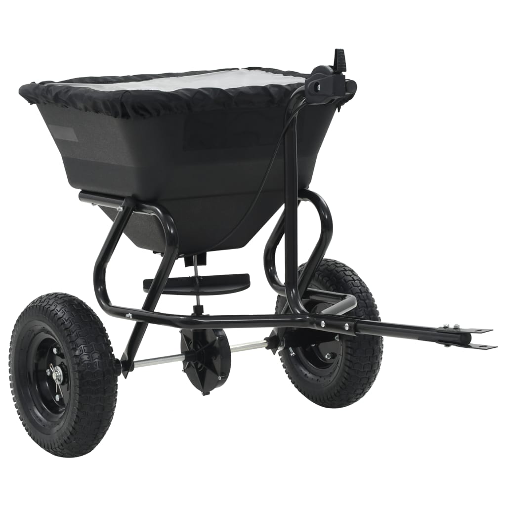 Spargitore da traino Vidaxx modello 45 l 125x74x79 cm PVC e acciaio