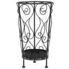 Vidaxl Hombrellone Style Vintage Style 26x46 cm in metallo nero