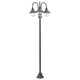 Vidaxl Light Lighting Garden E27 220 cm Aluminio Bronzo a 3 pezzi