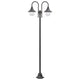 Vidaxl Light Lighting Garden E27 220 cm Aluminio Bronzo a 2 pezzi