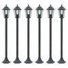 Vidaxl Piccolo l'illuminazione per il giardino E27 110 cm Aluminio verde scuro 6 STS