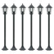 Vidaxl Piccolo l'illuminazione per il giardino E27 110 cm Aluminio verde scuro 6 STS