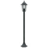 Vidaxl Piccolo l'illuminazione per il giardino E27 110 cm Aluminio verde scuro 6 STS