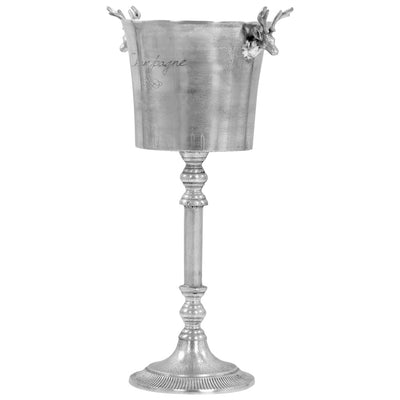 Vidaxl Champagne Cooler 39x29x71 cm de aluminio sólido coloreado