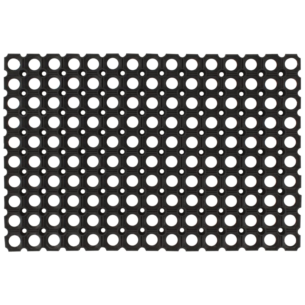VidaXL Rubbermatten 16 mm 60x80 cm 2 st